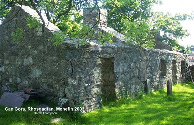 A general view of the Cae'r Gors cottage where Kate Roberts lived.